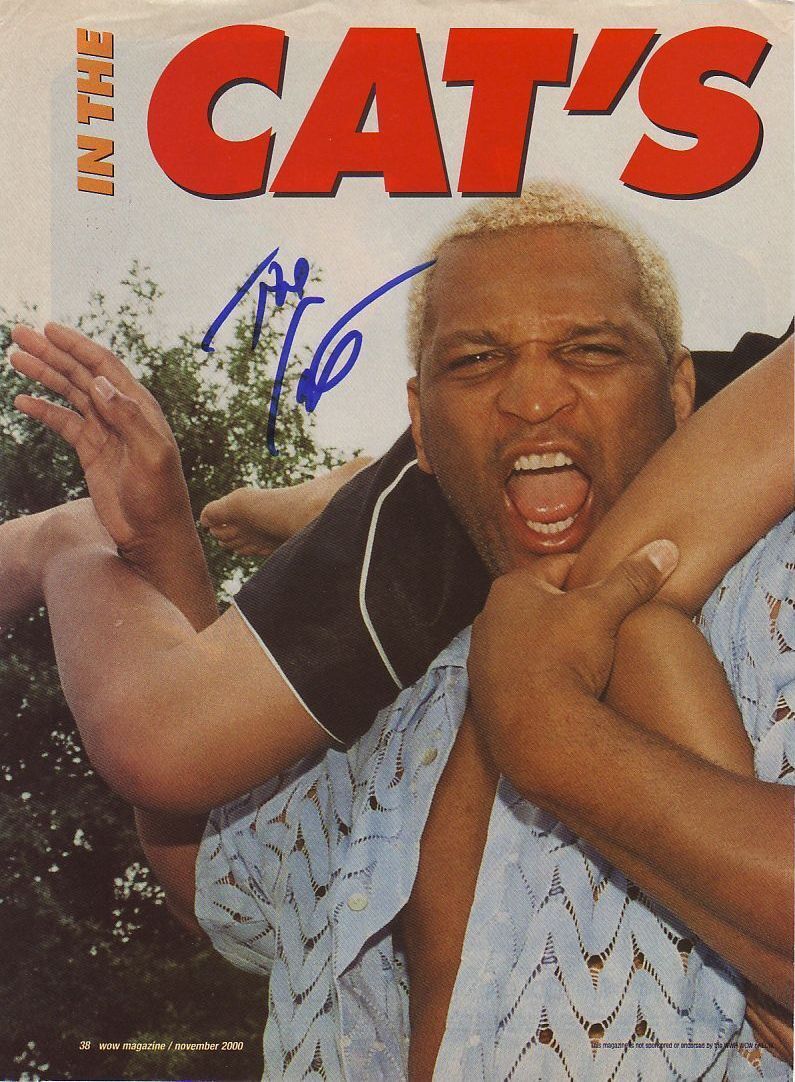 WWE WWF ERNEST THE CAT MILLER AUTOGRAPHED HAND SIGNED Photo Poster painting WRESTLING PICTURE