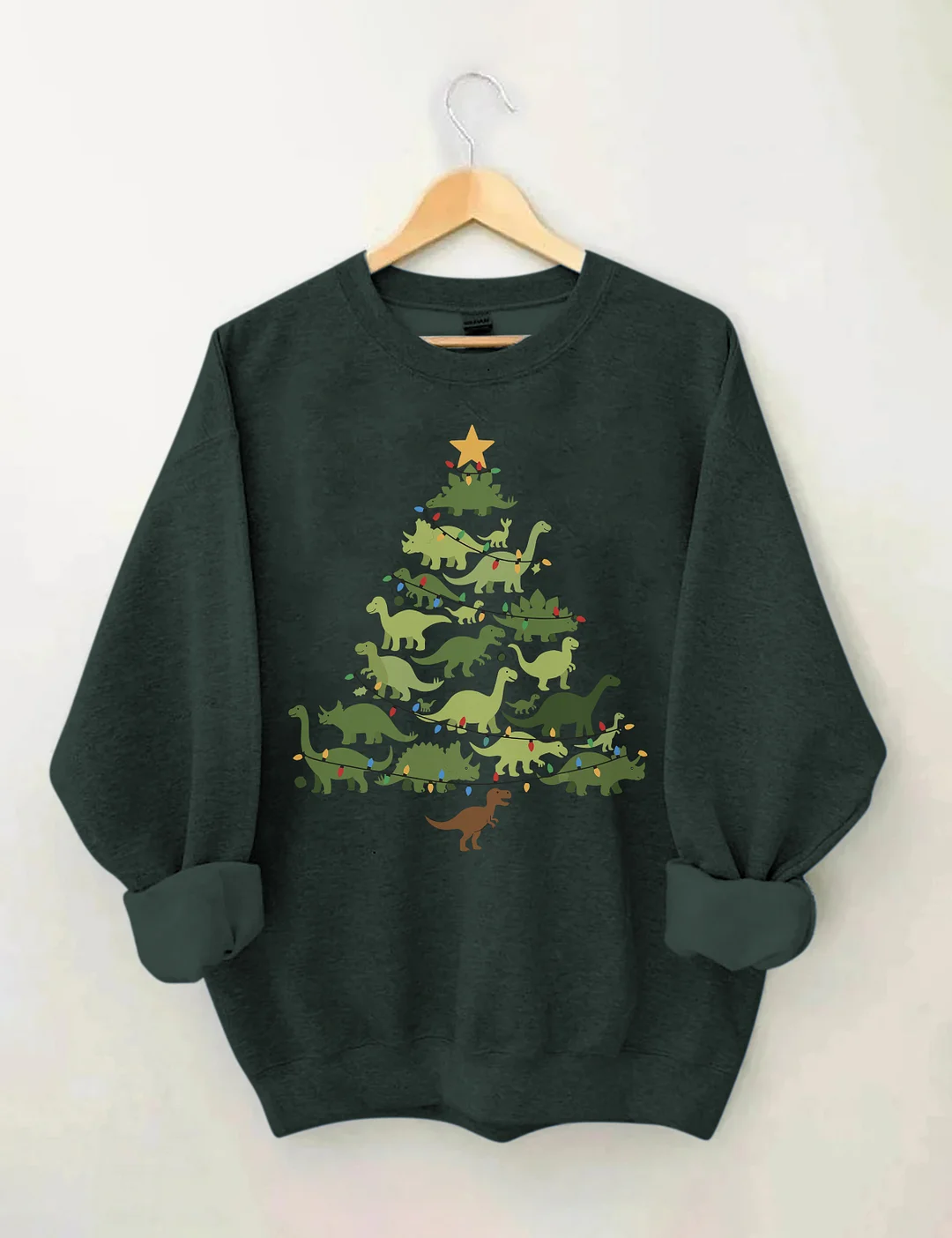 Dinosaurs Christmas Tree Sweatshirt