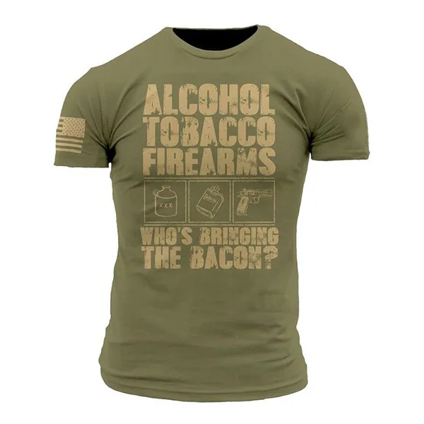 Mens sweat-absorbent quick-drying tactical T-shirt / [viawink] /