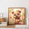 Diamond Painting-DIY Full Round Drill Bear