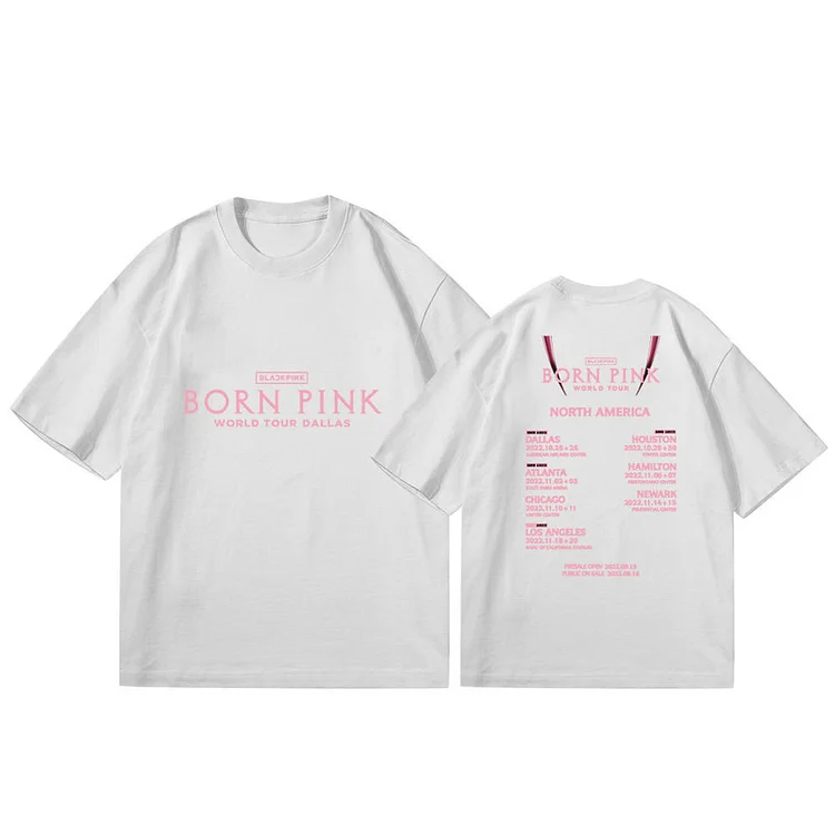 BLACKPINK World Tour Born Pink North America Printed T-shirt