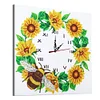 DIY Diamond Painting Crystal Rhinestone Bee Clock(35*35cm)