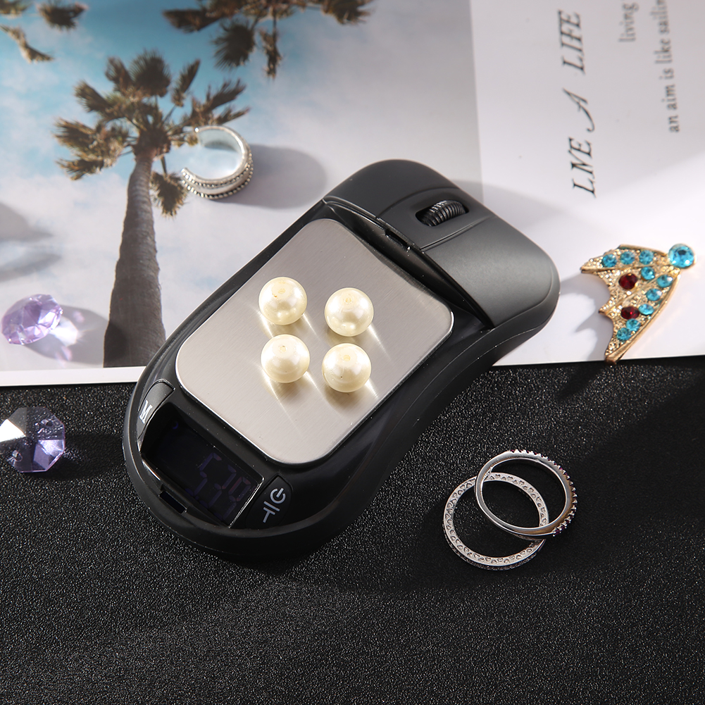 

Portable Digital Scale Mouse Jewelry Scale 0.01g Precision Electronic Scale, 501 Original