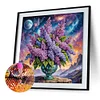 Lavendel - speziell geformtes Diamond Painting - 30*30cm