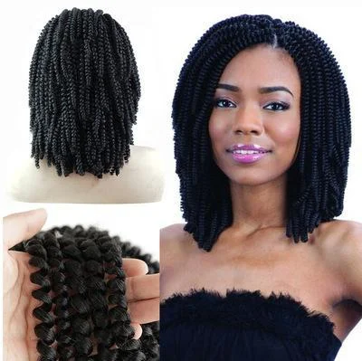  YVONNE Synthetic Braided Wigs Curly hair 16inch Hair High Temperature Fiber