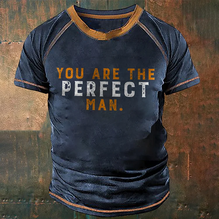 BrosWear Men'S You Are The Perfect Print T-Shirt