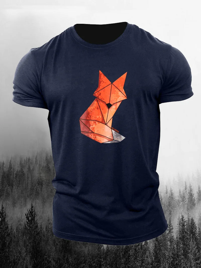 Night in the Forest Print Men's T-Shirt
