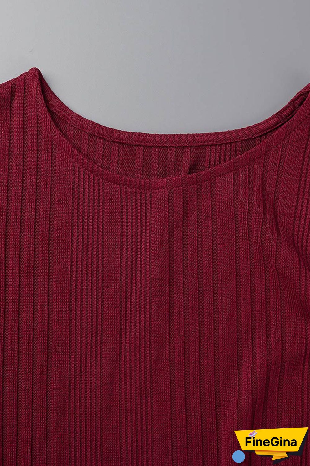 Grey Casual Solid Patchwork Asymmetrical O Neck Straight Dresses