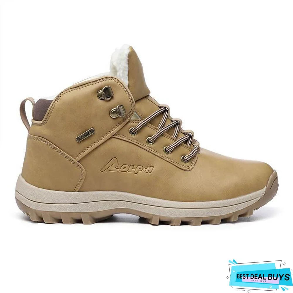 Men's Outdoor Thickened Warm Climbing Shoes