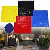 [US Local Warehouse] Concrete Texturing Skin 24x24in Concrete Stamps Mats Set 5 PCS Polyurethane Stamp Stone Tile Texture Mat for Walls/Floors