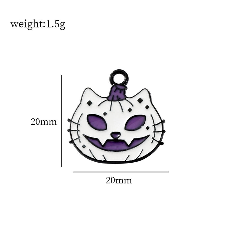 1 Piece Alloy Halloween Pattern Pendant