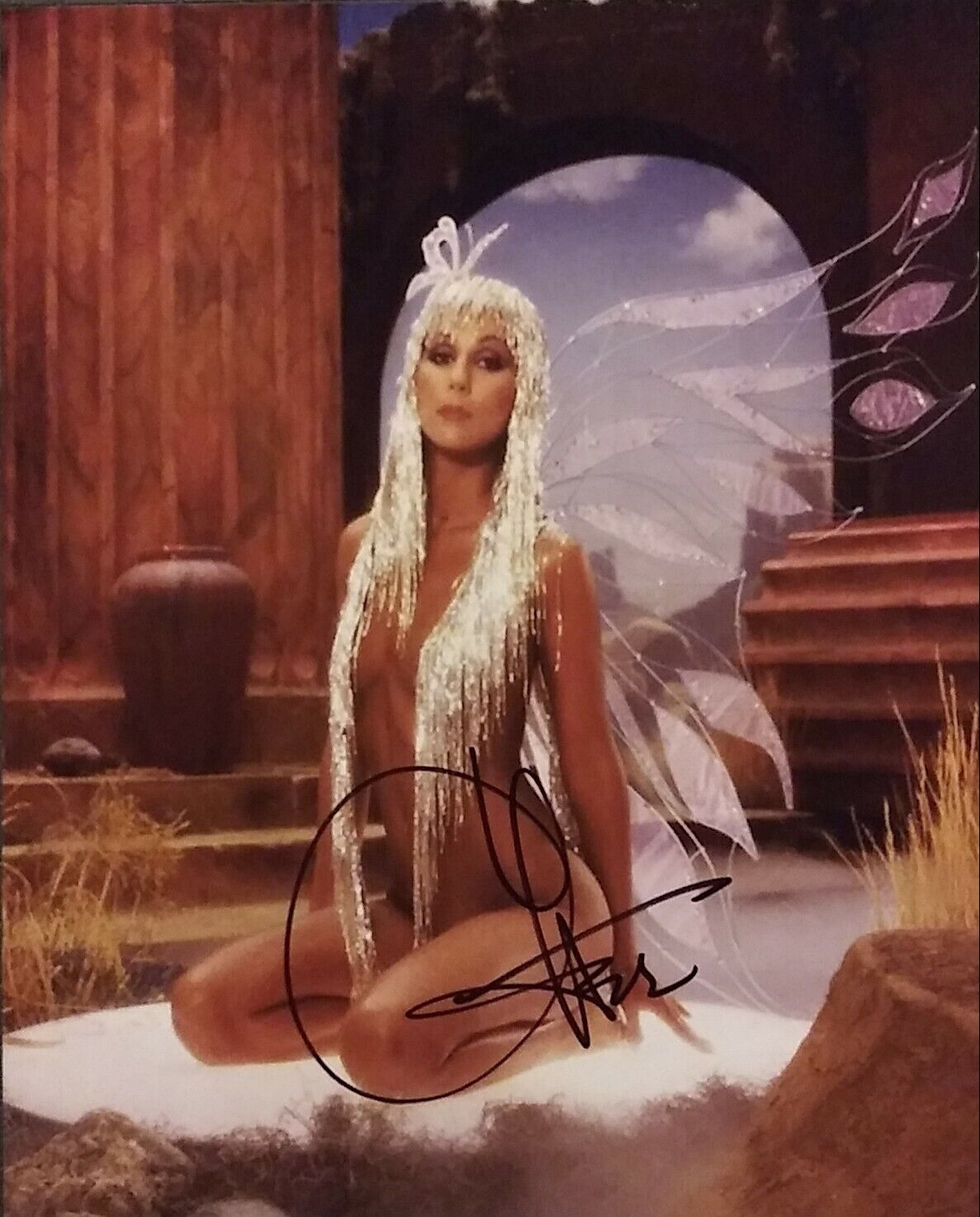 Cher signed 8x10