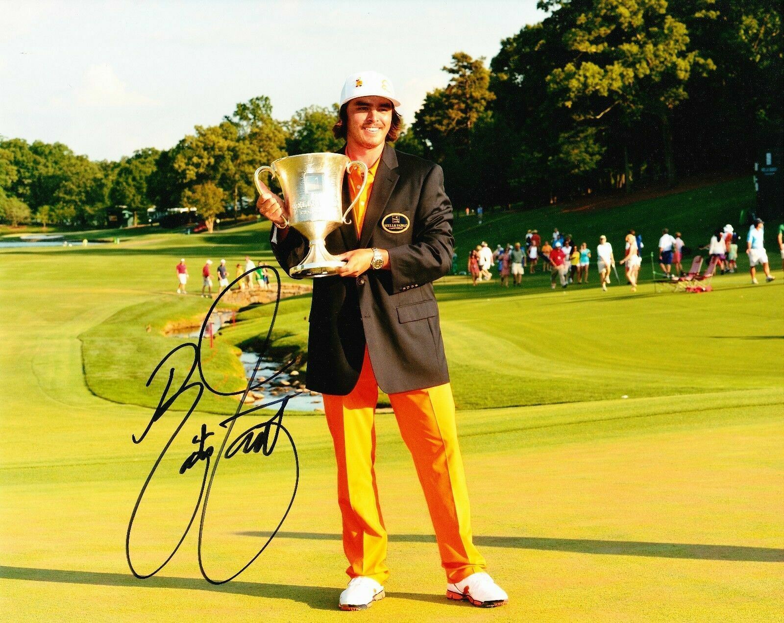 Rickie Fowler Signed 10X8 Photo Poster painting GENUINE SIGNATURE AFTAL COA (3064)