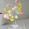 Gioiacombo&trade; Regalo di San Valentino -- Luce a LED con decorazione romantica fatta a mano con albero di rose