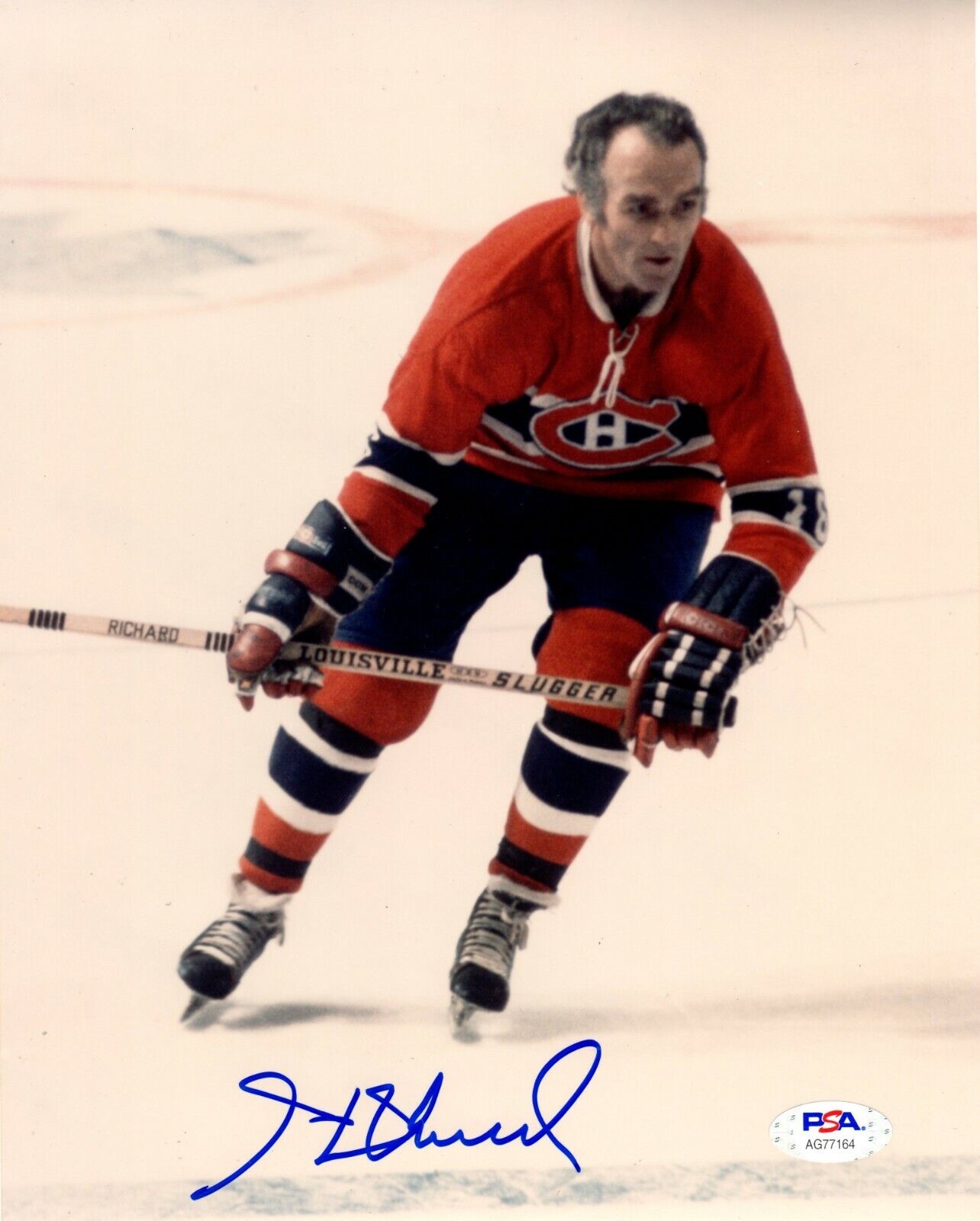 Henri Richard autographed signed 8x10 Photo Poster painting NHL Montreal Canadiens PSA COA