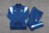 2023/2024 Manchester City Long Zipped Jacket Navy Blue Football Shirt 1:1 Thai Quality Set