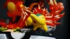 First Generation Starter Pokemon Charmander & Squirtle with LED - Pokemon Resin Statue - BallBall Studio