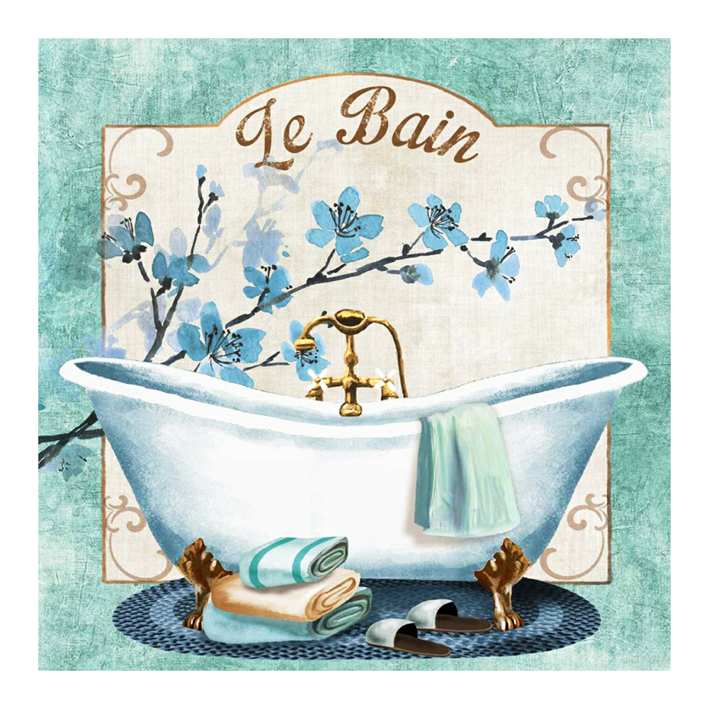 

Classical Bathtub - Round Drill Diamond Painting - 30*30CM, 501 Original