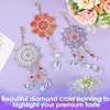 3PCS Diamond Painting Mandala Double Sided  Art Pendant