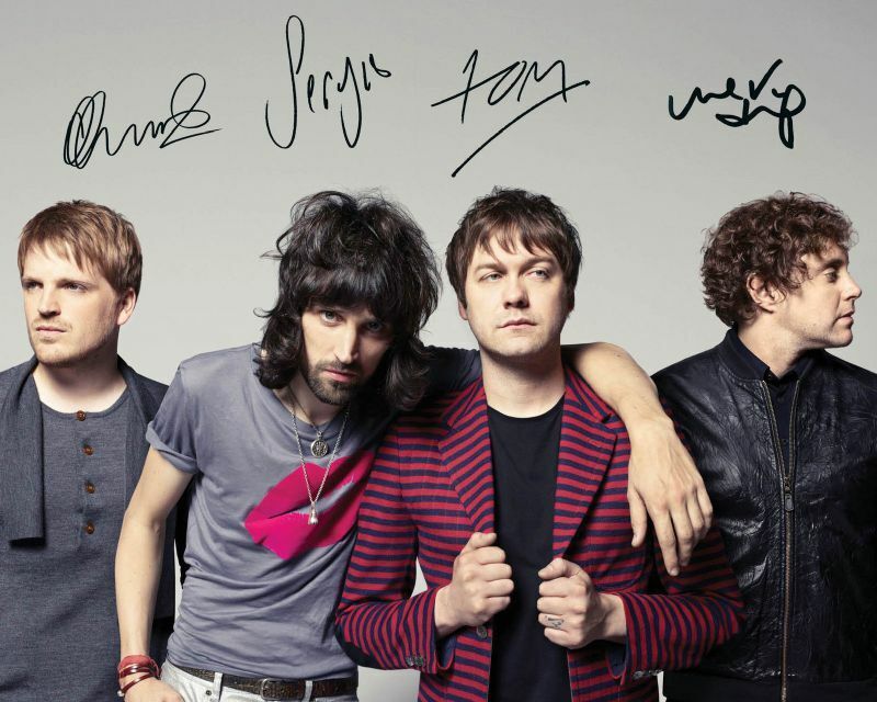 Kasabian Autograph Signed Photo Poster painting Print