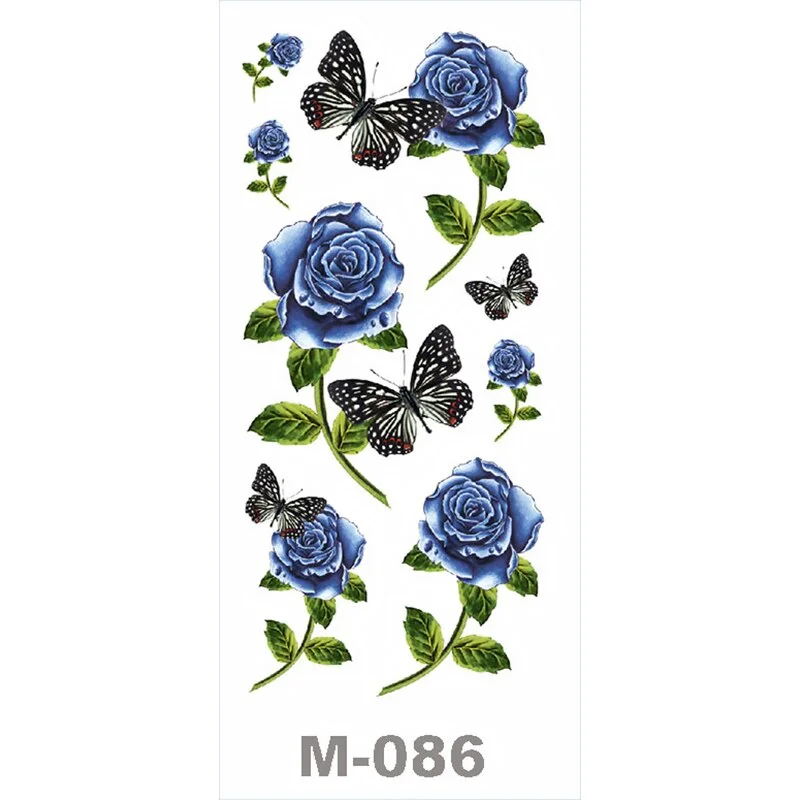 SDRAWING Temporary Tattoo Stickers Butterfly Flower Eagle Scorpion Men And Women Small Size Art Tattoo Neck Hip Arm Chest