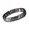 Magnetic Therapy Healing Bracelets - Black, Silver, Gold