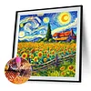 Diamond Painting-5D Full Round Drill Rural Scenery(40x40cm)