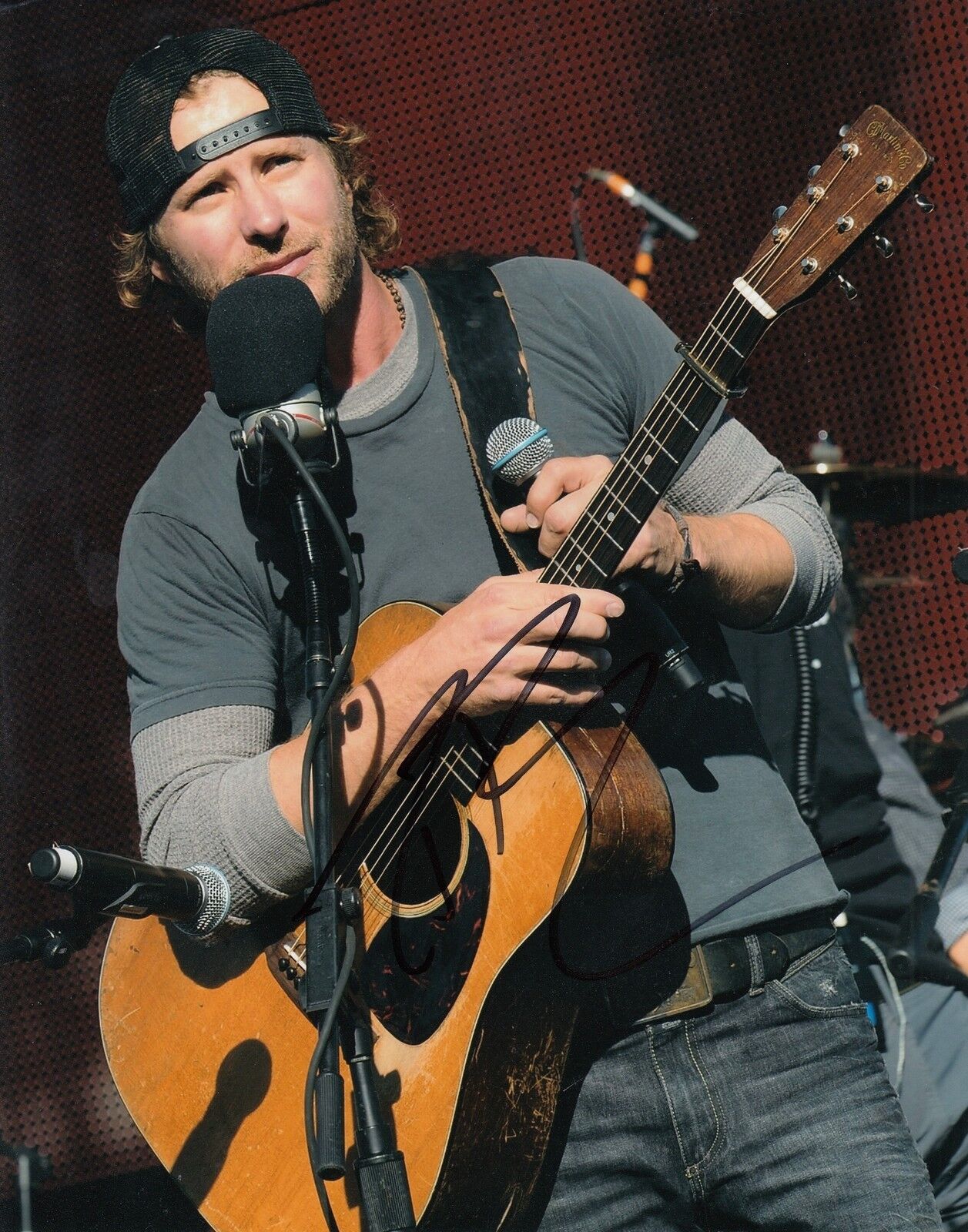 DIERKS BENTLEY signed (COUNTRY MUSIC) *UP ON THE RIDGE* 8X10 Photo Poster painting W/COA #1