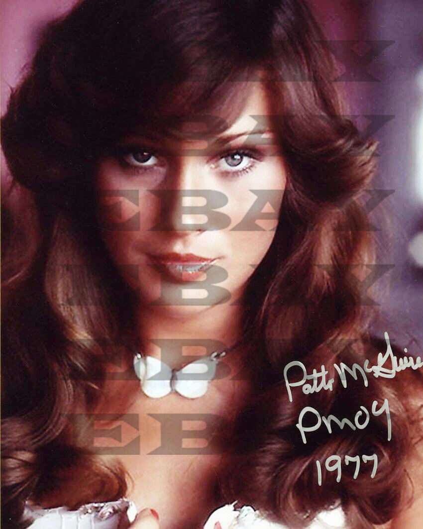 Patti McGuire 1977 Playmate Autographed Signed 8x10 Photo Poster painting Reprint