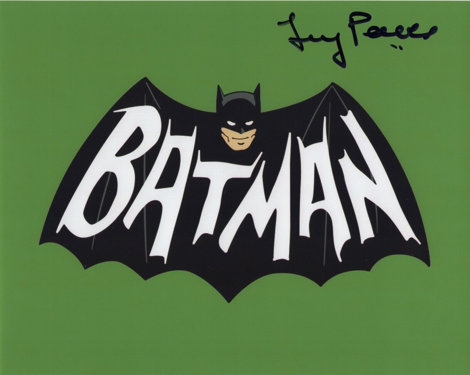 LARRY PEERCE SIGNED AUTOGRAPH 8X10 Photo Poster painting BATMAN ANIMATED SERIES