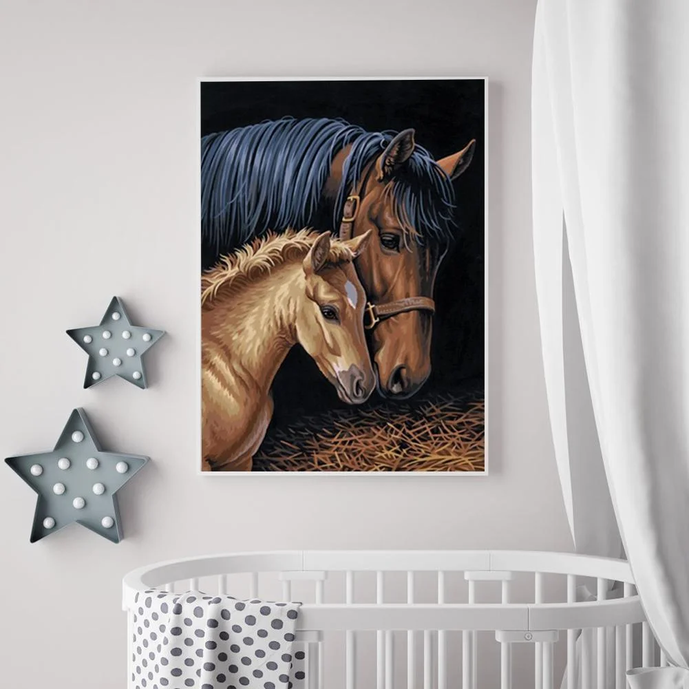 Diamond Painting - Full Round Drill - Horse(30*40cm)