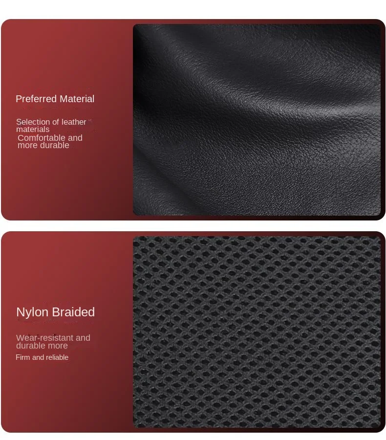 Car multifunctional armrest box leather storage bag