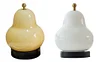 French Cream Pear Table Lamp Bedroom Bedside Living Room Simple High-end Charging Portable Atmosphere Decoration Night Light