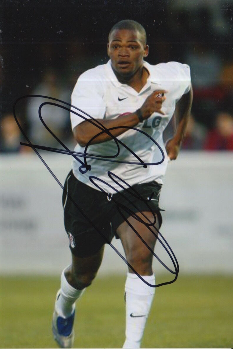 FULHAM HAND SIGNED COLLINS JOHN 6X4 Photo Poster painting 1.