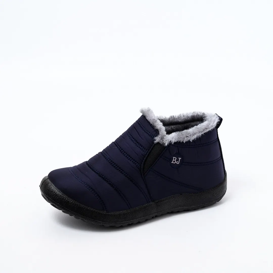 Classic Winter Men's Snow Boots Unisex Men's Motorcycle Boots Waterproof Luxury Mans Footwear Outdoor Sneakers Motorcycle Boots