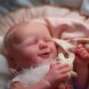 17" Sleeping Newborn Girl Handmade Soft Cloth Body Reborn Baby Doll Tarolina - RBBI-Myrebornbabydoll® Myrebornbabydoll®