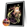 Diamond Painting -DIY Round Drill Princess Changfa Le Pei Silhouette(40X50CM)