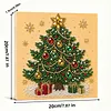 (20x20cm)Xmas Tree Pearl Painting Art Kits With Inner Frame Pearl Gem Paintings Picture Arts Craft for Adults Beginners Home Wall Decor
