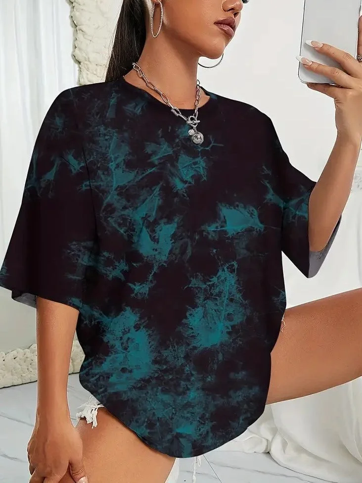 Brownm Oversized Tie Dye T-Shirt