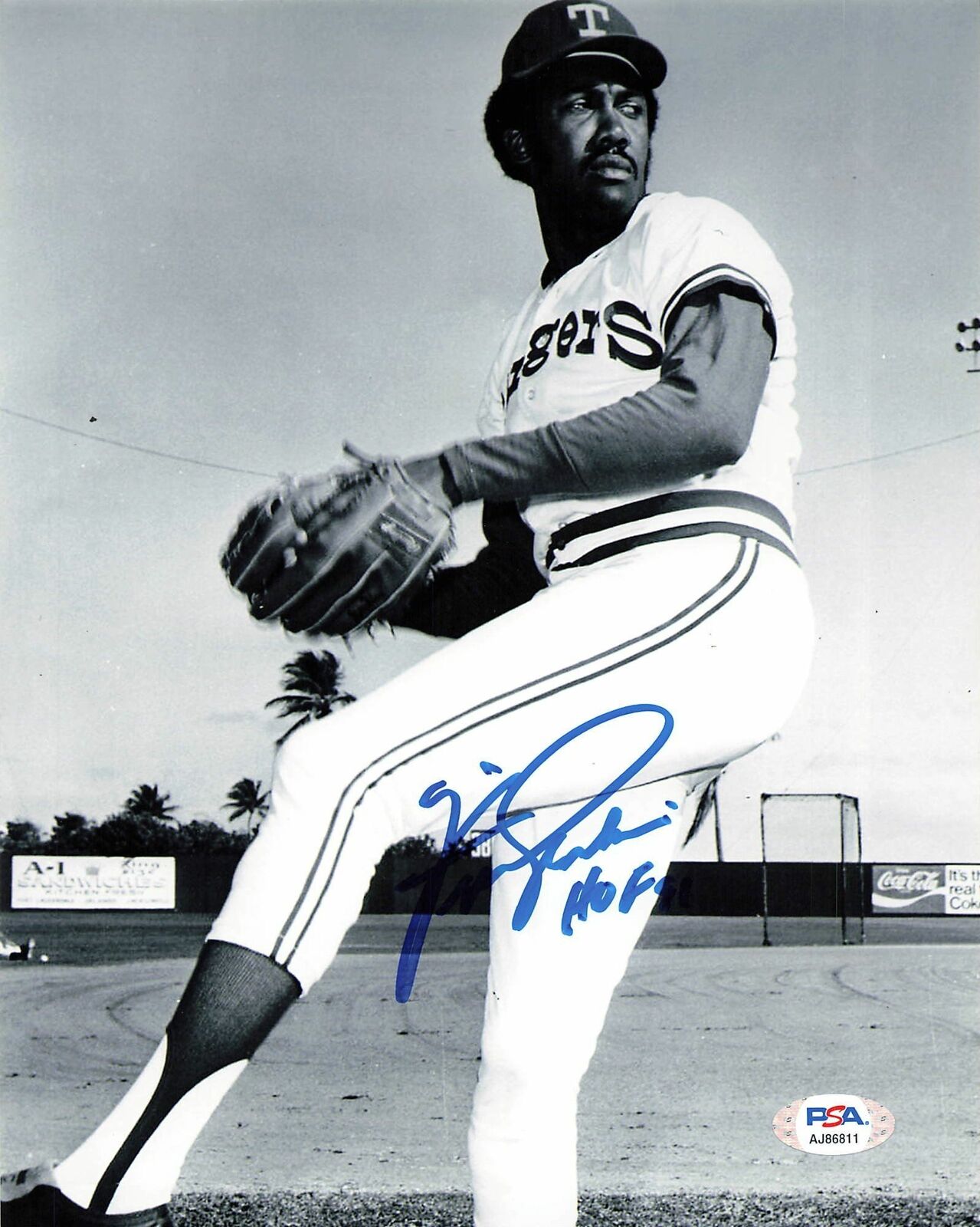 Ferguson Jenkins signed 8x10 Photo Poster painting PSA/DNA Texas Rangers Autographed