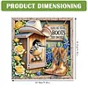 (US Local)Acrylic DIY Boots Hanging Diamond Art Kits Wall Door Decoration)