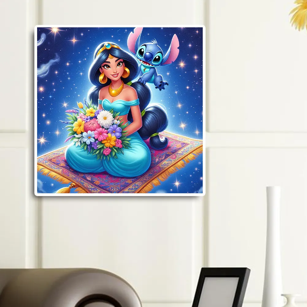 Diamond Painting - Full Round Drill - Princess Jasmine Stitch(Canvas|40*40cm)
