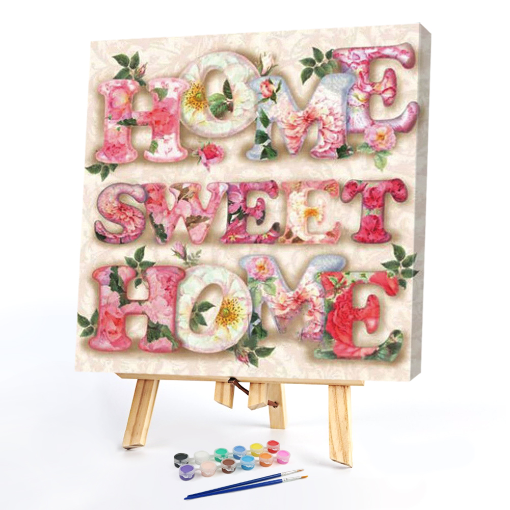 

40*40CM - Paint By Numbers - Letter, 501 Original