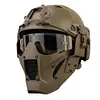 Airsoft Mask 700FPS Impact Resistance Safety Mask Detachable for Training(Black)