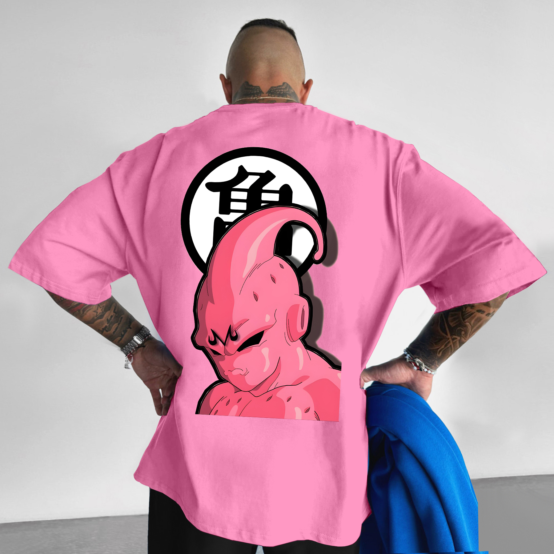 Unisex Oversized Anime Print T-Shirt
