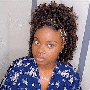Zaesvini Hair®|Curly Heat Resistant Headband Wig Zaesvini