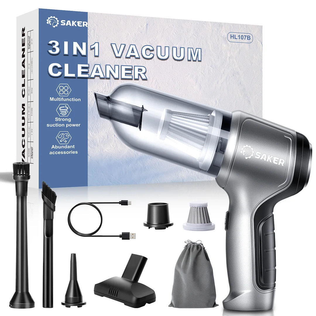 SAKER® Mini Handheld Cordless Vacuum Cleaner