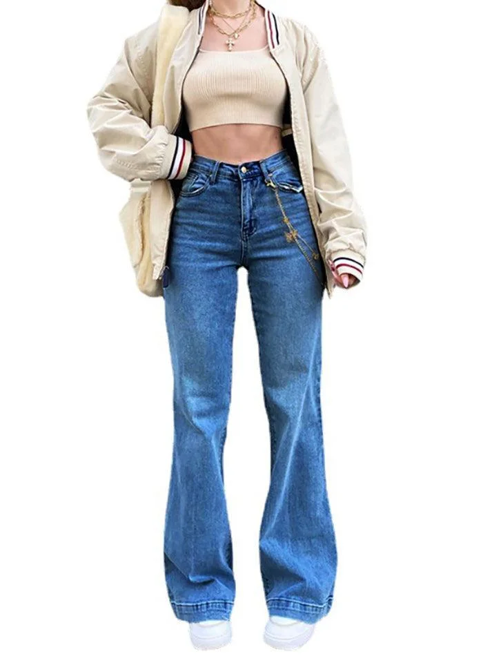 Toloer Mid Waist Washed Boyfriend Jeans-Outfit Ideas