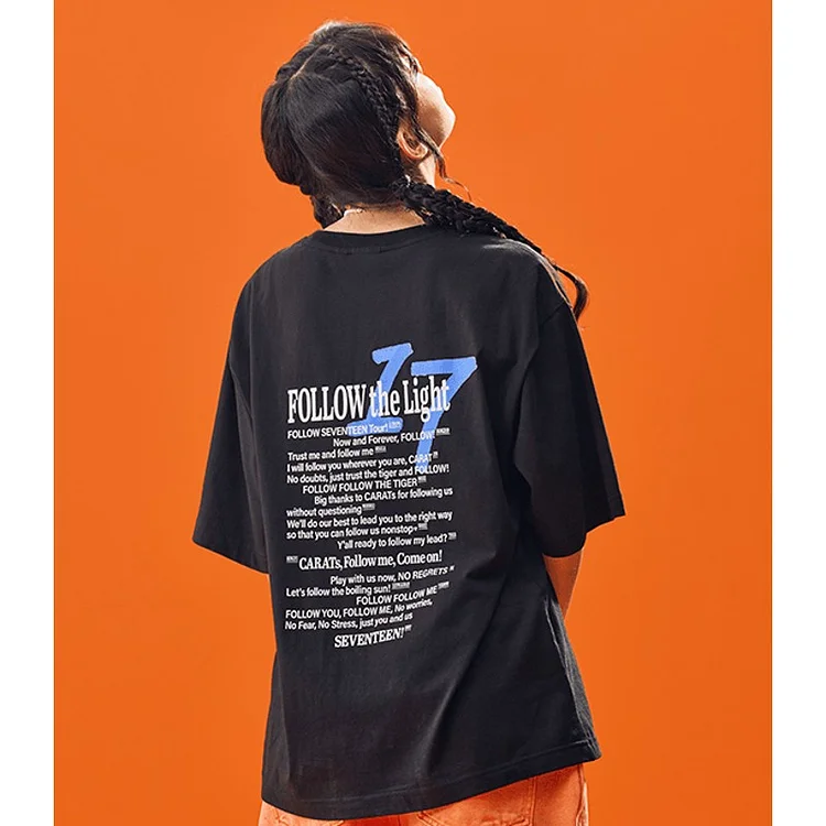 SEVENTEEN TOUR 【FOLLOW】ソウル Tシャツ ブラック-