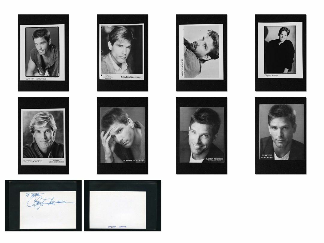 Clayton Norcross - Signed Autograph and Headshot Photo Poster painting set - Bold & the Beautifu